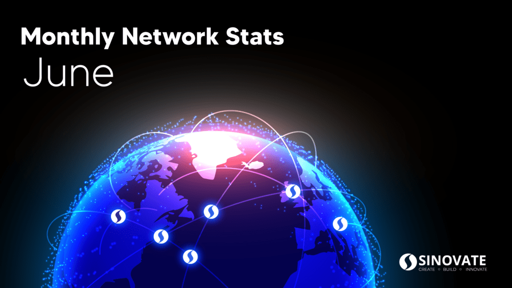 SINOVATE Monthly Network Stats: June 2021